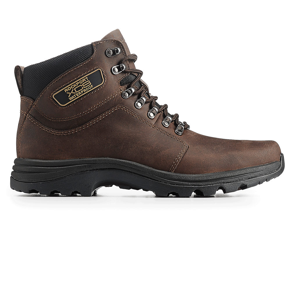 Botas Rockport Homem Comprar - Rockport Cold Springs Waterproof Elkhart  Marrom
