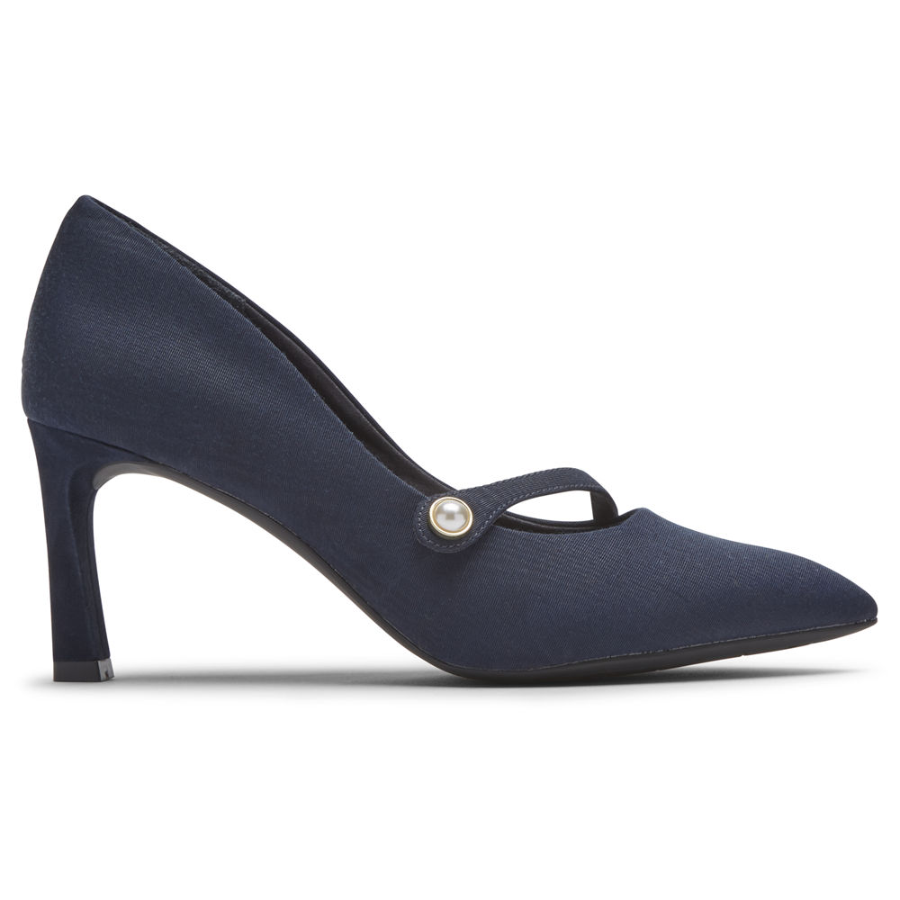 Rockport Total Motion Sapatos De Salto Mulher Azul Marinho Tamanho 35  Outlet - Rockport Portugal