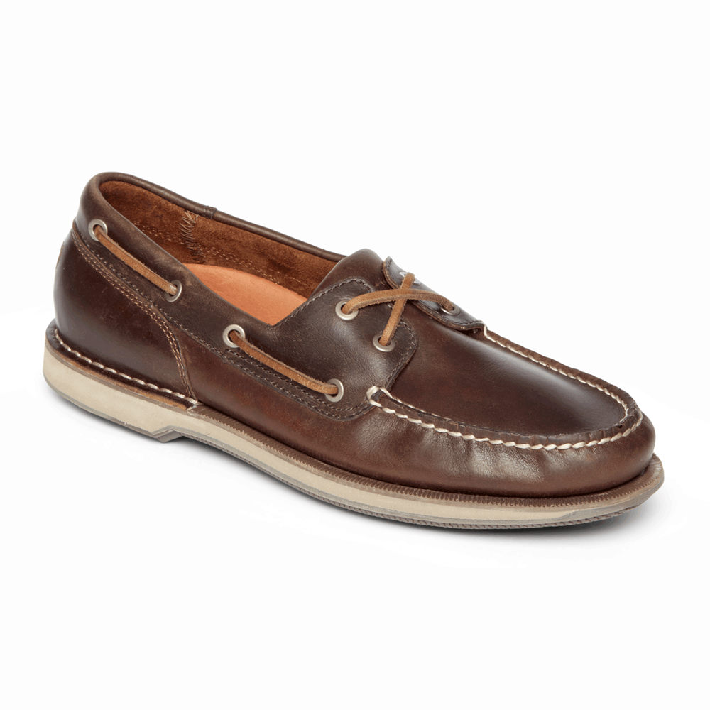 Sapato Vela Rockport Perth Castanho | Casa do Agricultor